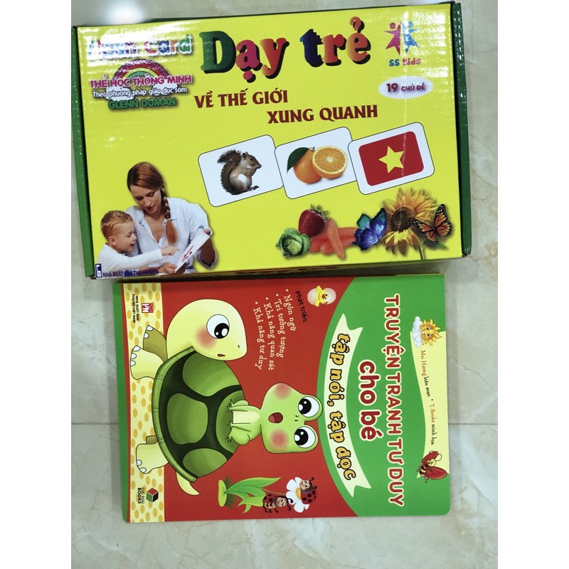 Combo tư duy tập nói + thẻ