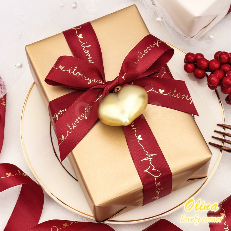 Cuộn dây ruy băng trang trí tiệc sinh nhật tùy chọn kích thước và màu sắc