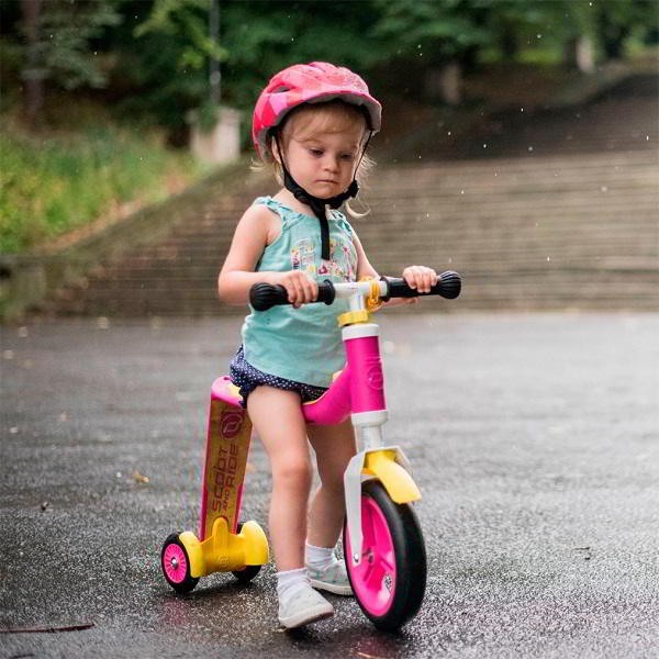 Xe trượt HighwayBaby Plus màu Hồng/Vàng ZYCOM 4/9619