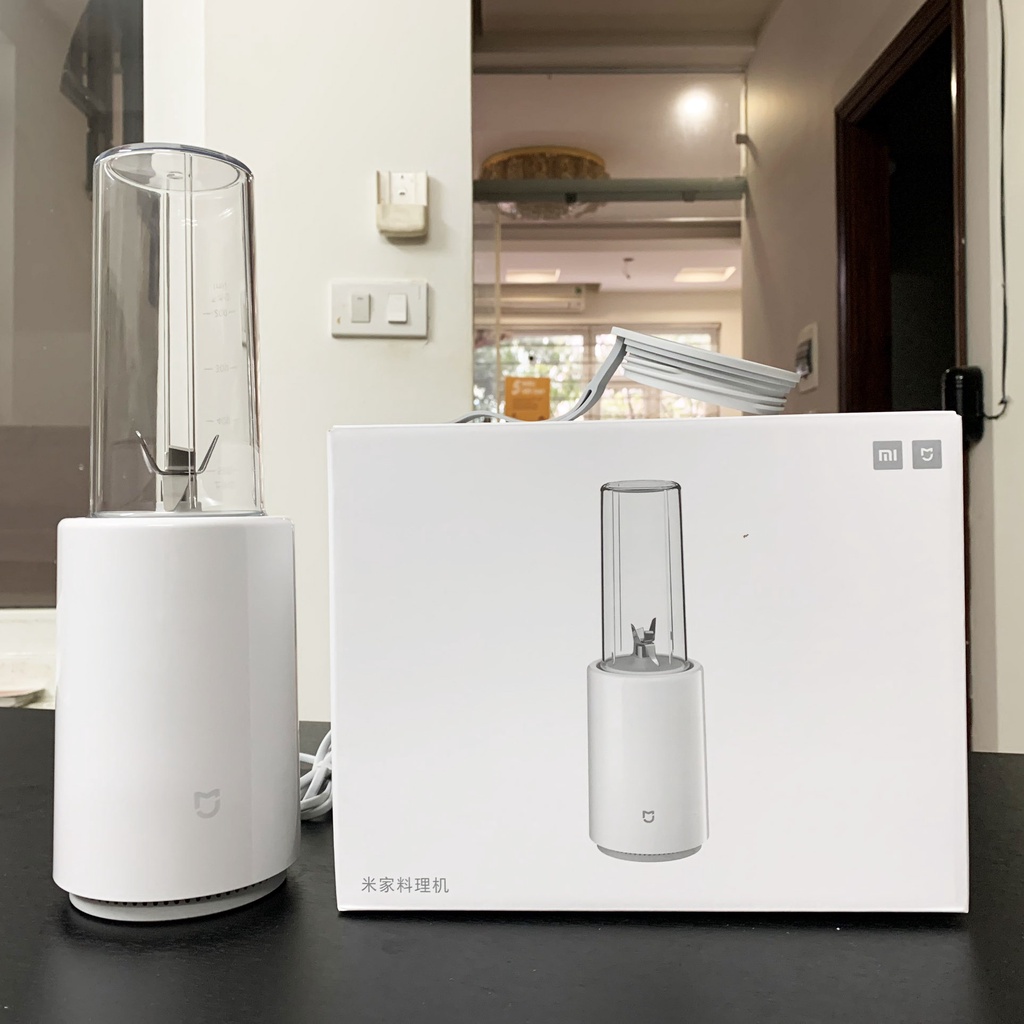 Máy xay sinh tố Xiaomi Mijia 500ml 6 lưỡi dao thép 301 không gỉ siêu khoẻ, công suất lớn 350W