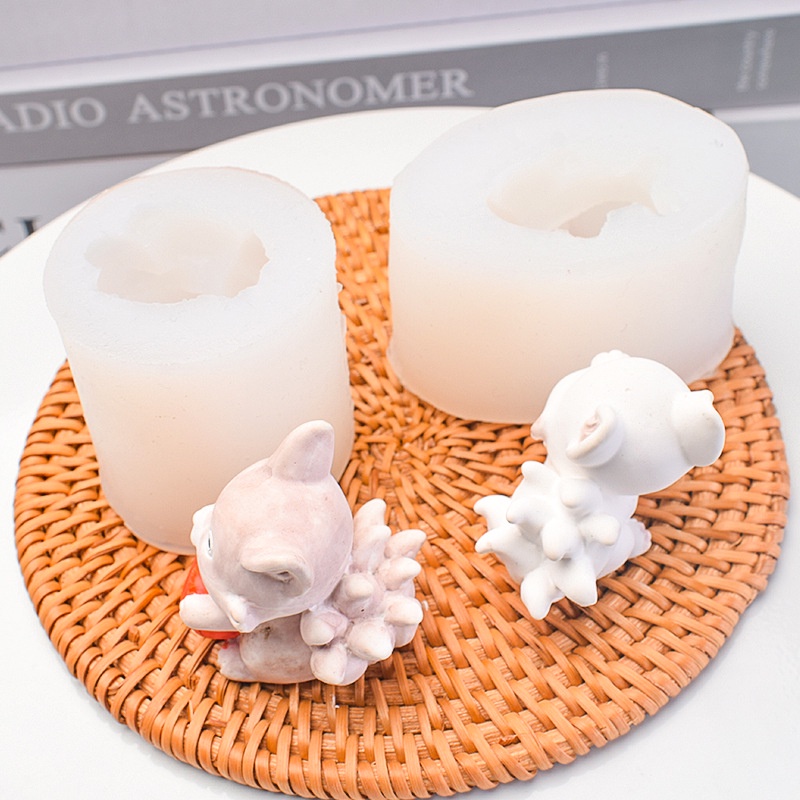 Khuôn Làm Bánh Chất Liệu Silicone Hình Chú Cáo Nhỏ Đáng Yêu