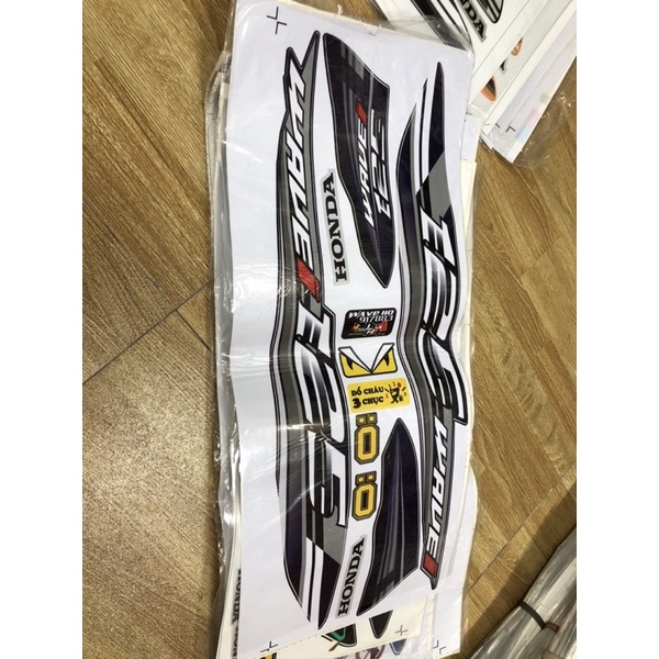 Tem dán xe máy độ thể thao xe WAVE 100-110 (cực đẹp giá rẻ )