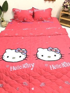 Bộ 5 món hè cotton poly mẫu Hello Kitty