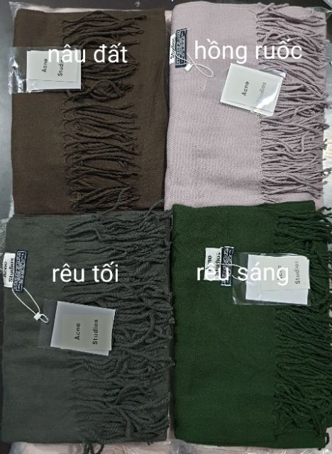 KHĂN LEN XÙ ACNE STUDIO LOẠI ĐẸP