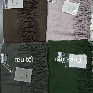 (Có nhiều màu) Khăn Acne Studios len xù made in ITALY