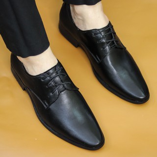 [Mã INBAU254 giảm 25K đơn 149K] Giày Da nam A&TNCT cực chất xả kho giá gốc - giày buộc dây mã l193