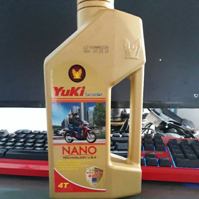 [RẺ VÔ ĐỊCH] Nhớt yuki nano xe tay ga 1 lít