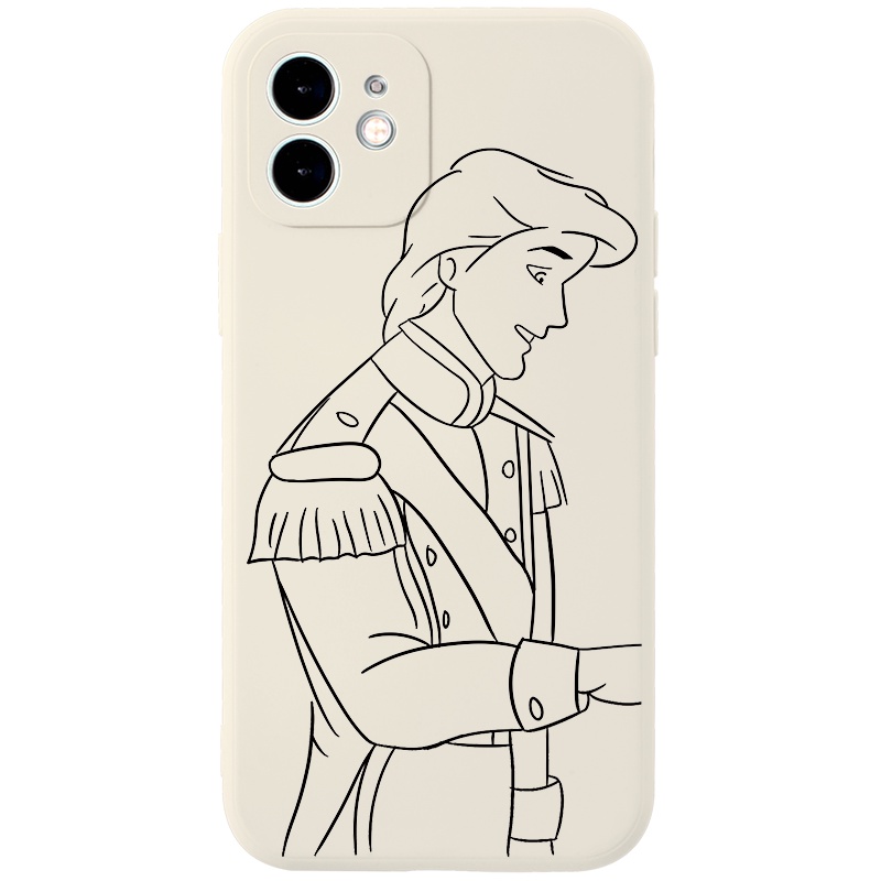 Ốp lưng JURSUE mềm hình cặp đôi dễ thương đẹp cho iPhone 13 12 11 Pro Max SE 2020 X XR XS ip 8 7 6 6S Plus kute Y1742