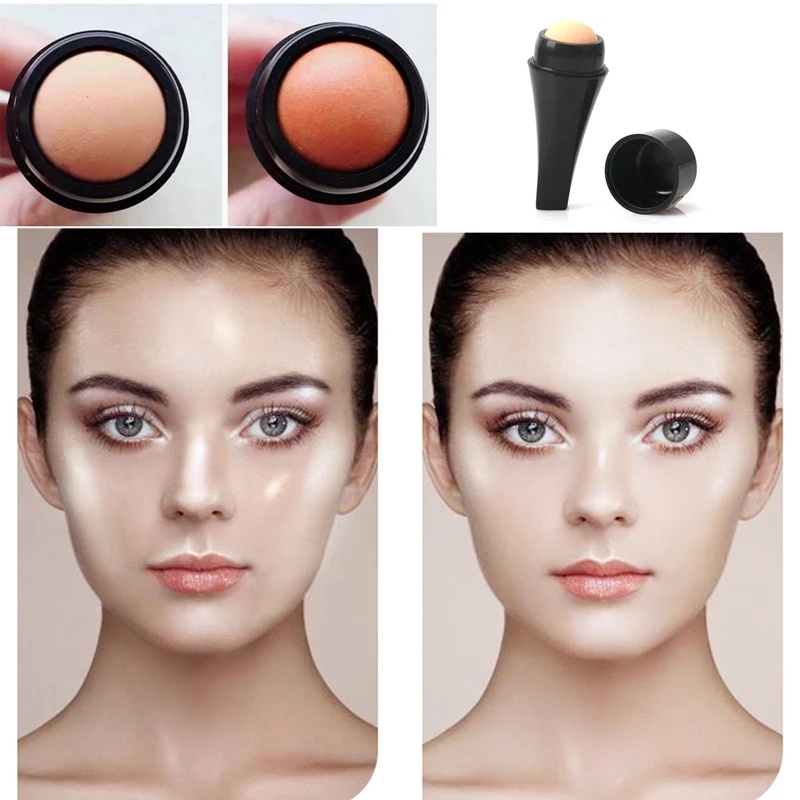 Thanh Lăn Hấp Thụ Dầu Đá Núi Lửa / Bóng T-Zone Chăm Sóc Da Mặt Nhỏ Gọn Đi Ra Ngoài Có Thể Tái Sử Dụng