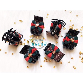 KẸP TÓC CÀNG CUA 5 RĂNG HÌNH LOGO CAO CẤP