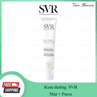 Kem dưỡng SVR SEBIACLEAR Mat + Pores kiềm dầu thu nhỏ lỗ chân lông