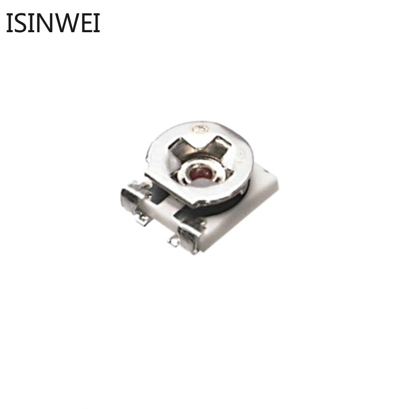 10pcs 3x3 3*3 Patch Adjustable Resistor Single-turn Potentiometer 1K 2K 5K 10K 20K 50K 100K200K 500K