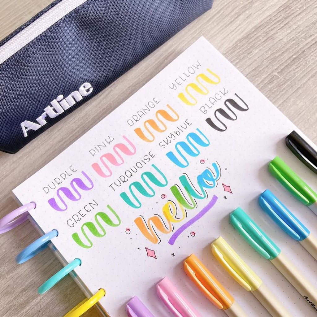 Bút cọ vẽ Brush Supreme Artline EPFS-F màu mới