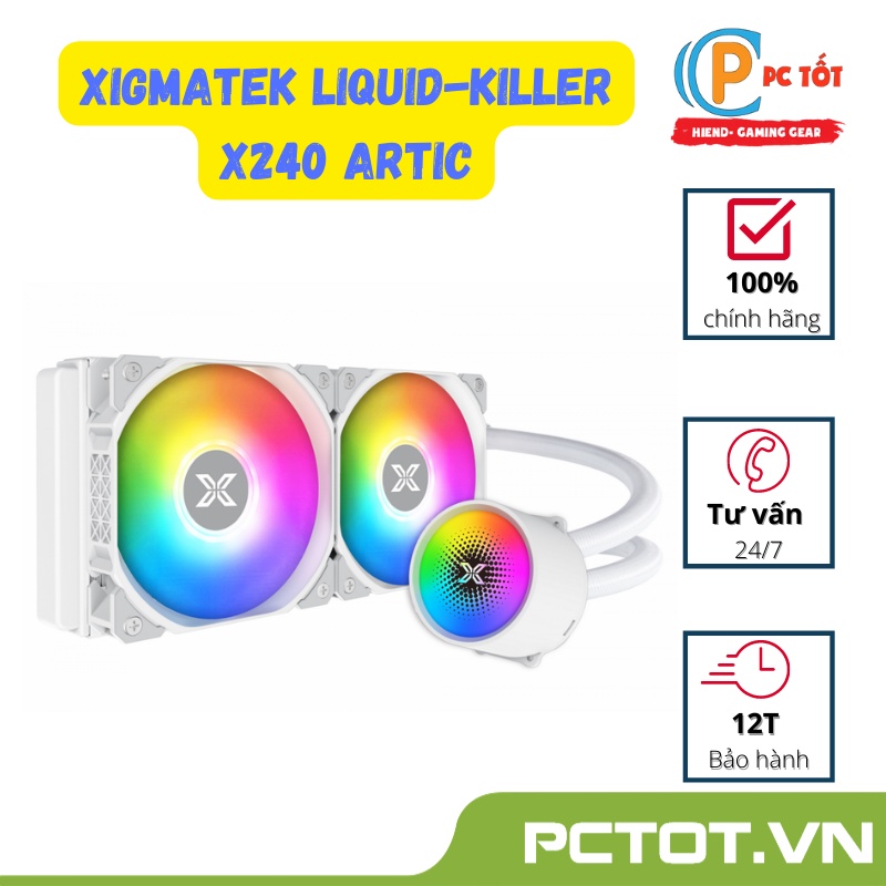 Tản nhiệt AIO cho CPU Xigmatek Liquid-killer X240 ARTIC (EN47693) – ARGB