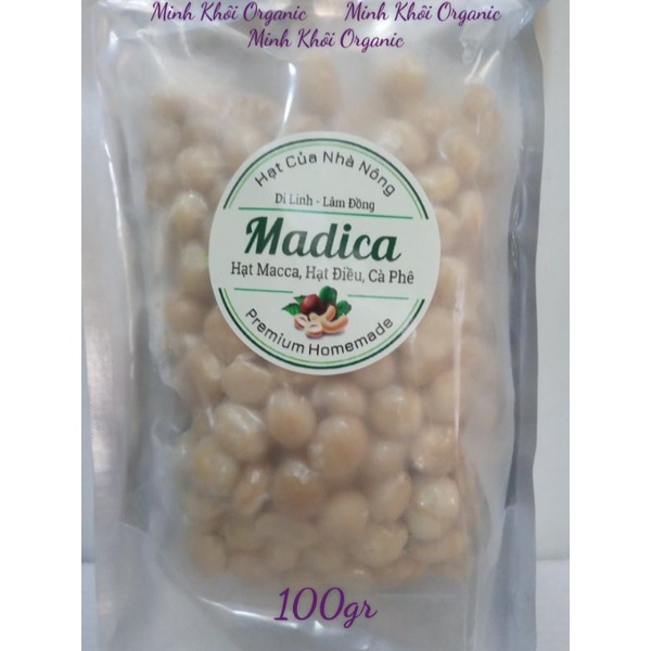 Nhân macca/ Hạt macca tươi sấy khô đã tách vỏ Madica, Di Linh, Lâm Đồng