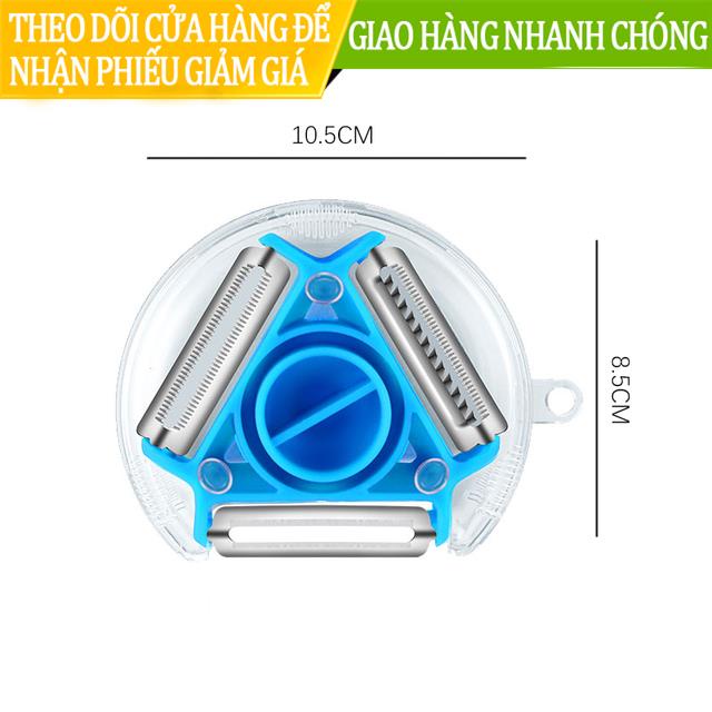 Máy gọt vỏ bằng thép không gỉ 3 trong 1 cắt rau củ quả đa chức năng trái cây cầm tay Tiện ích nghiền khoai tây Phụ kiện