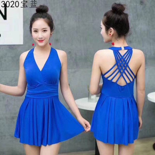 Bộ đồ bơi đi biển dạng váy liền thân của nữ | BigBuy360 - bigbuy360.vn