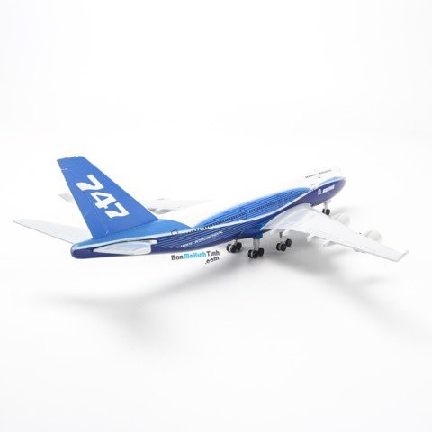 Mô hình máy bay Intercontinental Boeing B747 20cm Everfly Blue
