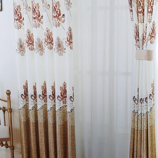 Rèm Cửa Chính, Cửa Sổ 200cm x 270cm - Chống nắng 2 da dày cao cấp - Khoen ore - R4-012 [Có may theo kích thước yêu cầu]
