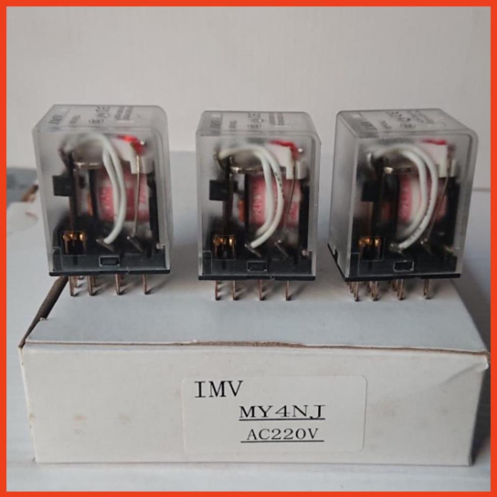 Relay kiếng MY4N-J  rơ le trung gian 14 chân dẹp nhỏ điện áp 12VDC, 24VDC, 220VAC chất lượng tốt