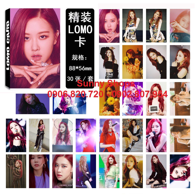Lomocard 30tấm hình có hộp nhóm BlackPink và thành viên Jennie, Jisoo, Lisa, Rose | BigBuy360 - bigbuy360.vn