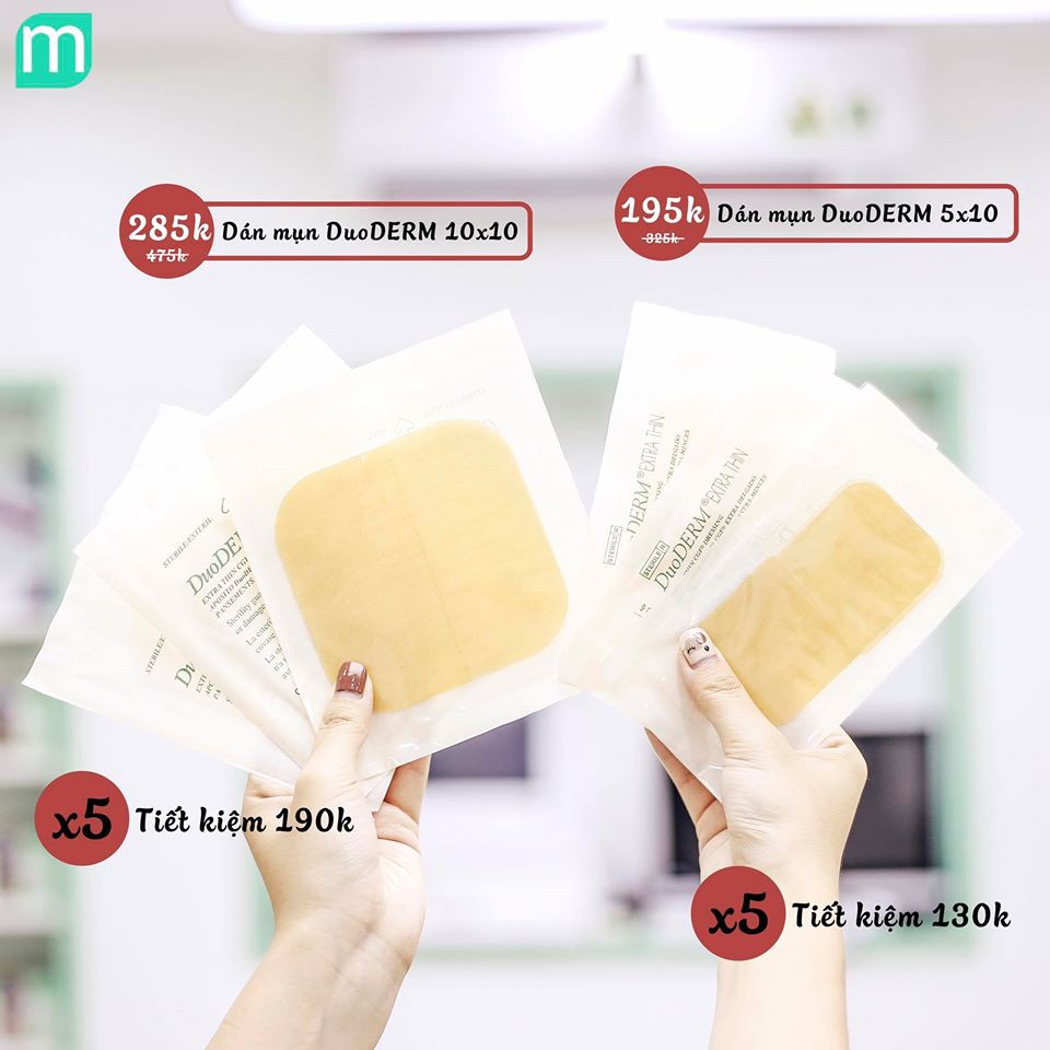 Miếng dán mụn Duoderm Extra Thin 10 x 10cm