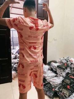 Bộ quần áo mì tôm miliket