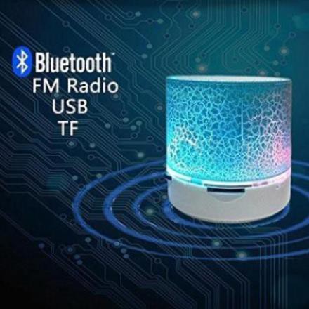 Loa Bluetooth Mini Đèn LED Đổi Màu nhấp nháy theo nhạc Rfex247 Store