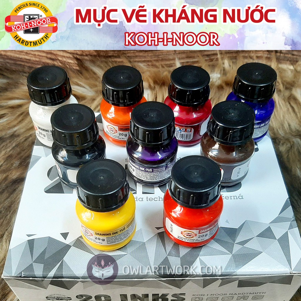 Mực Vẽ Kháng Nước KOH I NOOR