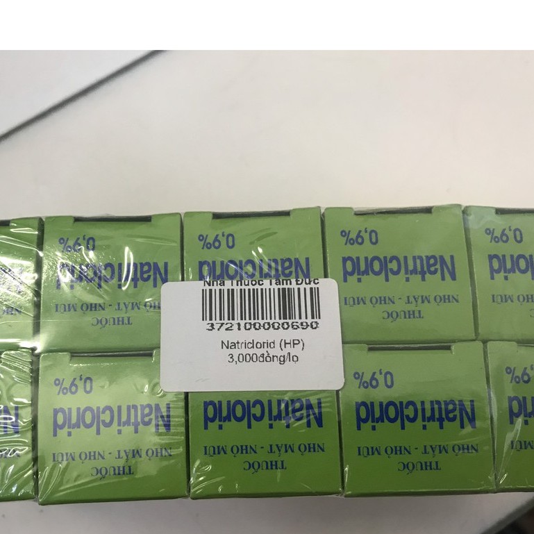 10 lọ nước muối sinh lý Natri Clorid