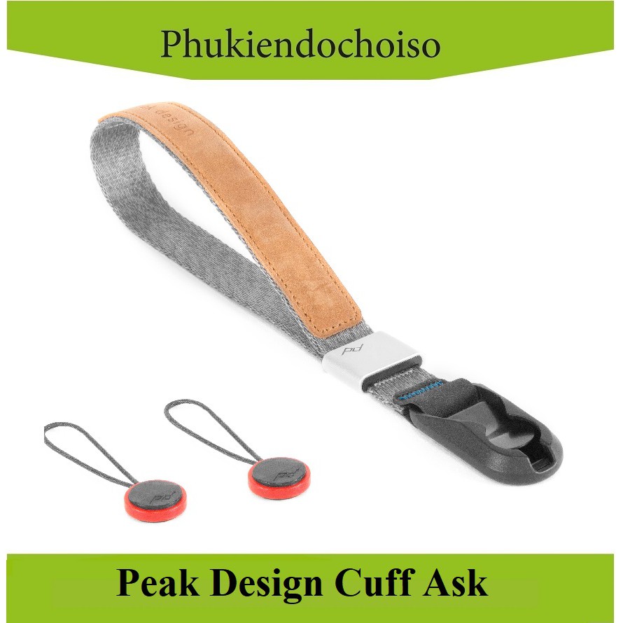 Dây máy ảnh Peak Design Cuff Wrist Strap, Màu xám