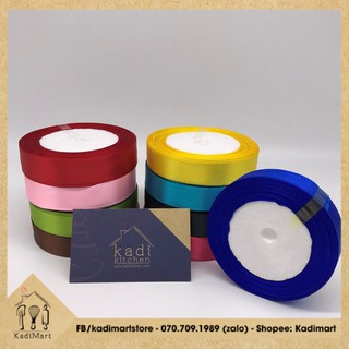 Ruyban 2cm (BẢNG MÀU 1) 🍩FREESHIP🍩 - Kadi Mart nguyên liệu & dụng cụ làm bánh