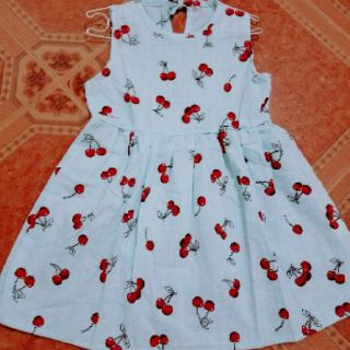 Váy Cherry Quảng Châu Cho Bé