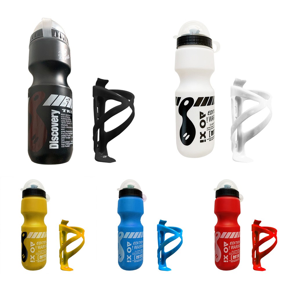 Bình nước 750ml có giá đỡ gắn xe đạp