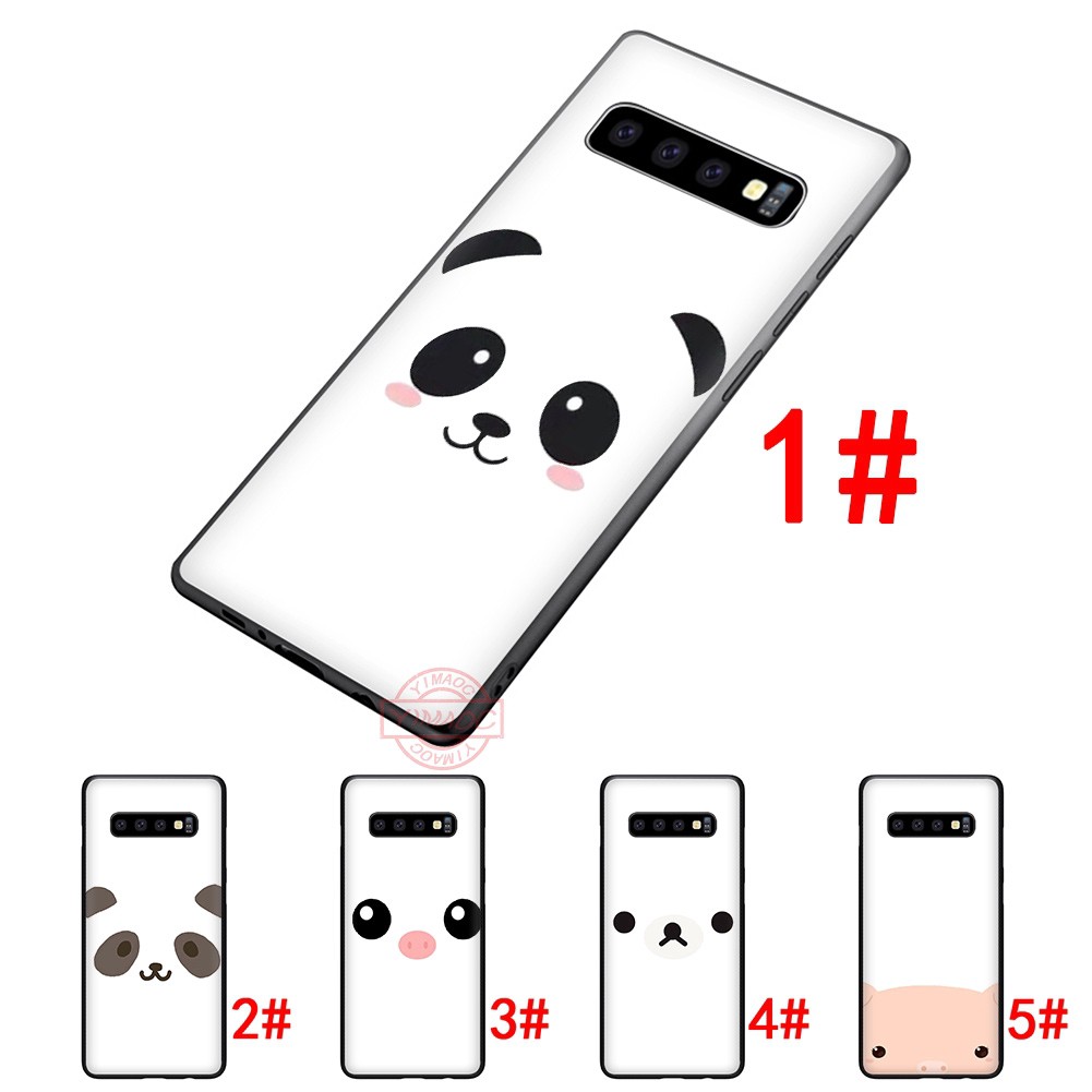 Ốp điện thoại in hình mặt động vật đáng yêu cho Samsung S7 S7 Edge S8 S8+ S9 S9+ S10 S10+ Note 8 98 9