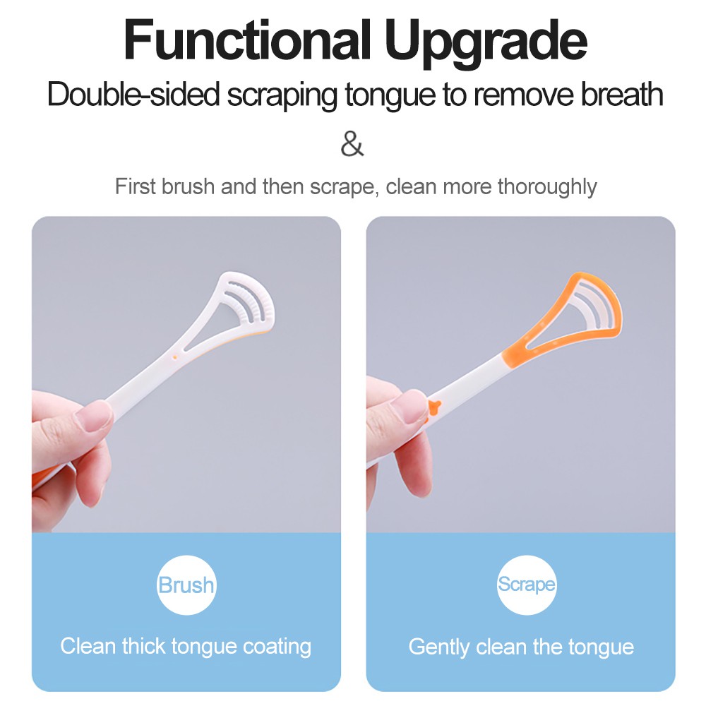 Cofoe Tongue Scraper Removes Bad Breath Cleans The Mouth