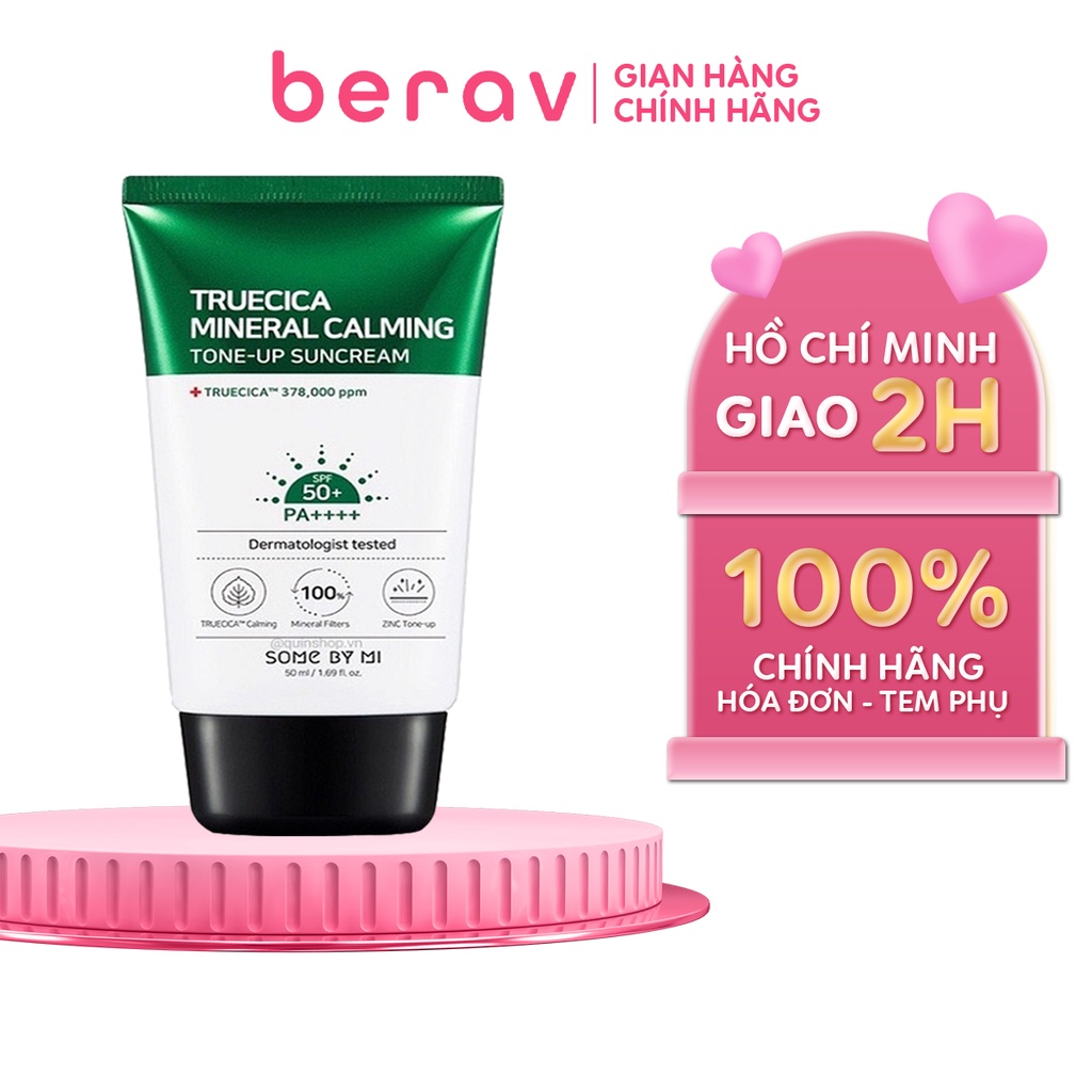 Kem Chống Nắng Some By Mi Truecica Mineral Calming Tone Up SPF50+/PA+++ 50ml