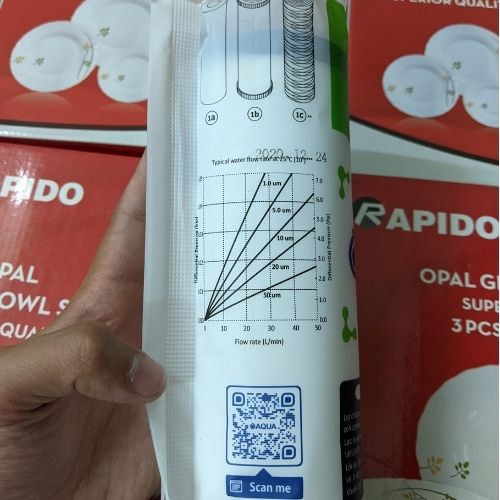 [TRỢ GÍA] [QR CHECK] Lõi lọc 1 Lọc nước AQua số 1 CAO CẤP Lõi lọc PP 5 Micron CHÍNH HÃNG