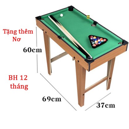 Bàn Bi A mini CỠ LỚN 69x36cm,BH 6 tháng,Bàn Bida Trẻ Em Mini Bằng Gỗ,Nỉ Cao Cấp Hanana