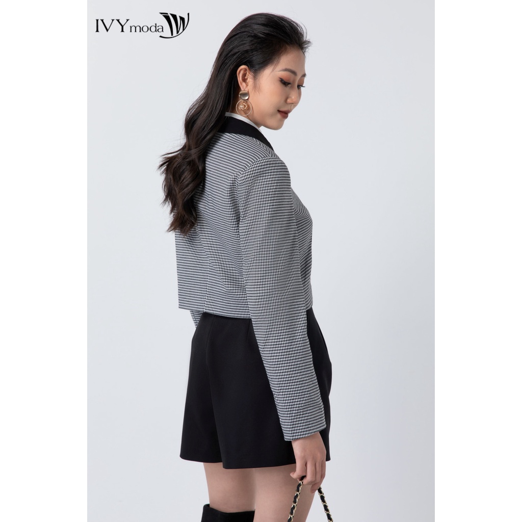 Áo khoác nữ Elegant Houndstooth IVY moda MS 67M6151
