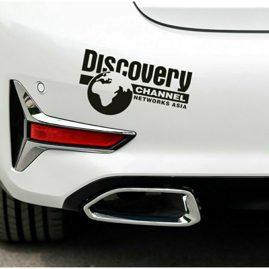 Tem dán sườn xe Discovery Channel