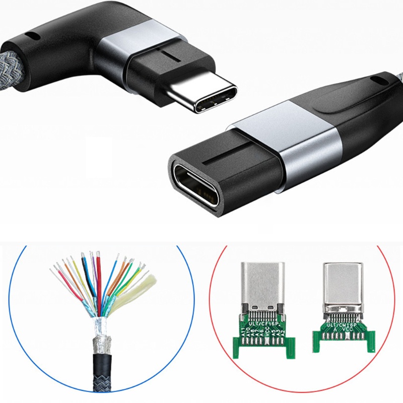 Cáp nối dài Niki 100W PD 5A USB3.1 Type-C 4K 60Hz 10Gbps USB-C Gen 2 tiện dụng