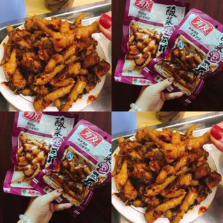 1 Gói 180gr Chân gà Yuyu tím dưa cay