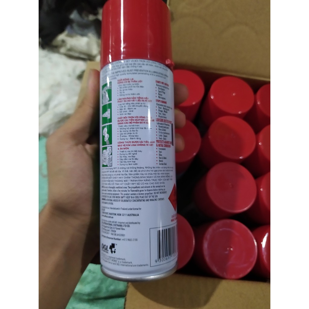 Xịt chống rỉ RP7 422ML-300g,211ml-150g