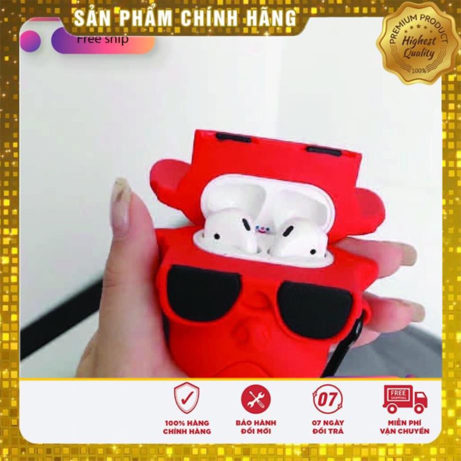 🔥 Case Ap 1/2 & Pro 🔥 Freeship 🔥 VỎ BỌC MODEL CHÓ PITBULL NGẦU - Case Cho Tai Nghe Không Dây (Bluetooth)