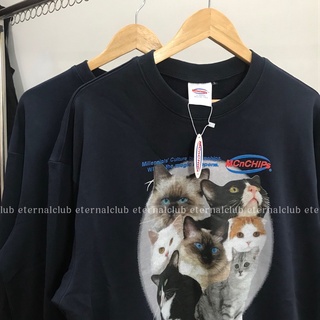 [HẾT HÀNG] Áo Sweater Cat Squad (Ảnh thật+ gift tặng kèm)