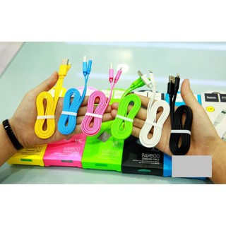Cáp nhựa dẻo lightning hoco x5 - dành cho iphone - x5 bamboo đa dạng sắc màu