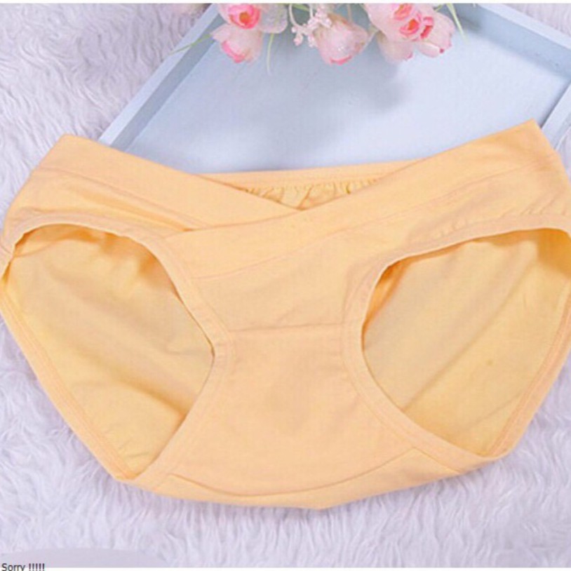 SET 10 Quần lót bầu cạp chéo nâng bụng cotton thấm hút mồ hôi (sỉ)