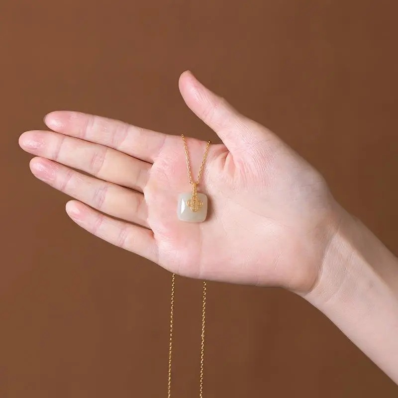 Women's Pendant Necklace Blessing Pendant Chain Accessories