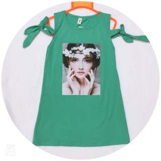 Đầm Cotton đại bé gai QC(20-30kg)